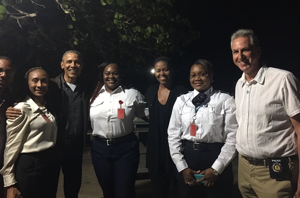 Obamas in BVI for vacation