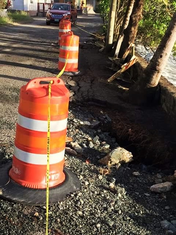 Emergency repairs considered for undermined road