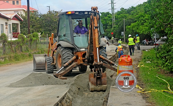Force main pipes being installed – Disruptions on road