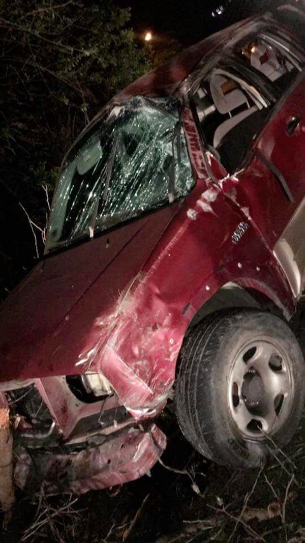 The vehicle Amory was driving 