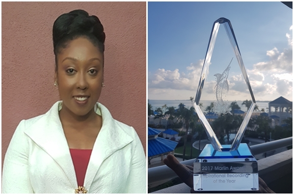 Gabrielle Denae and award