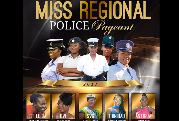 Five down to compete in regional police pageant