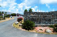 The territory's main airport on Beef Island.