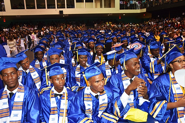 PHOTOS: Be inspired by tough year, grads told