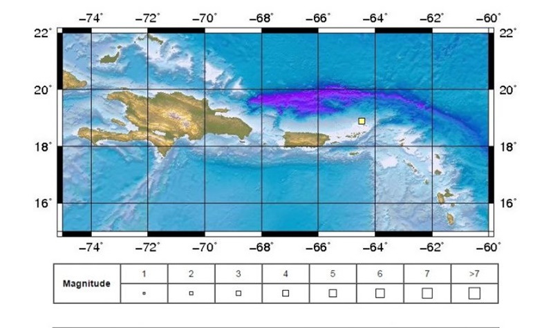 Magnitude 3.45 quake felt in BVI