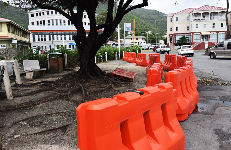 Sidewalk coming! Vendors had permission to sell