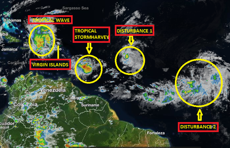 Storm affecting region, not directly BVI