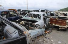 Derelict vehicles dumped in Road Town