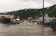 File Photo of a flood in a section of Tortola on November 6, 2017. Contributed photo