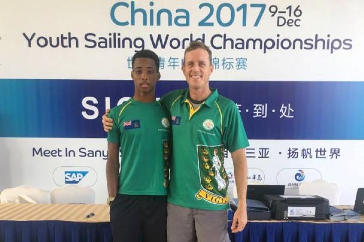 Thad Lettsome to represent BVI in Youth Sailing World Champs in China