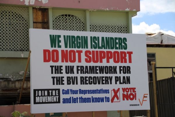 Controversial billboard erected in Road Town