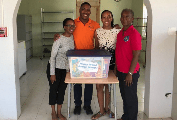 Rotaract donates learning supplies to Autism Centre