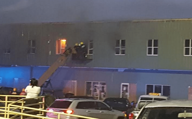 Business complex in Pockwood Pond catches fire