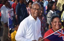 File photo: Premier Dr D Orlando Smith in the thick of things at the May 2018 Decision March.