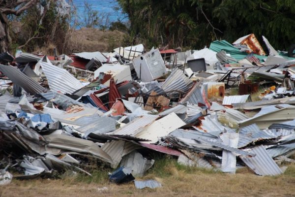 Concerns over metallic dump on VG as hurricane season looms