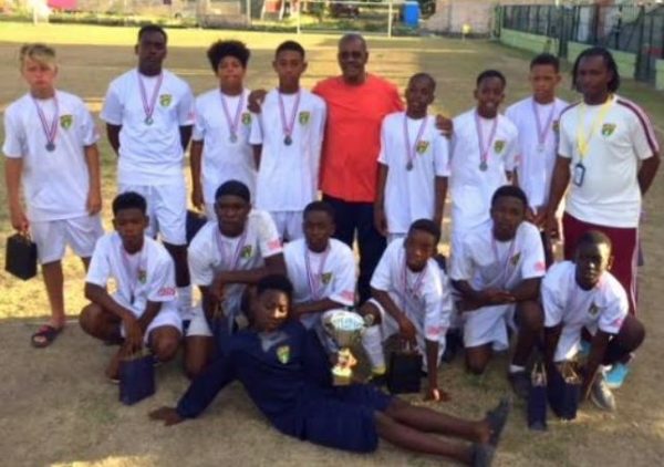 BVIFA Under-14 squad runners-up in St Maarten