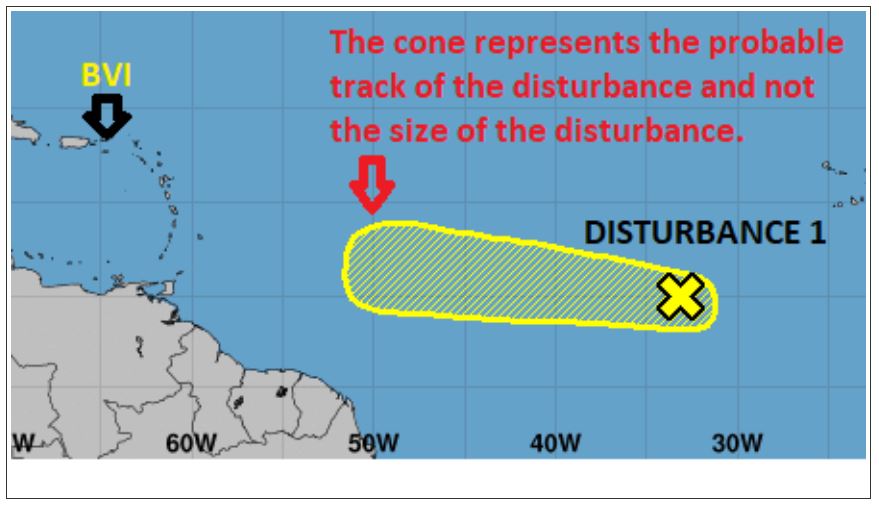 Weather disturbance develops in the eastern Atlantic