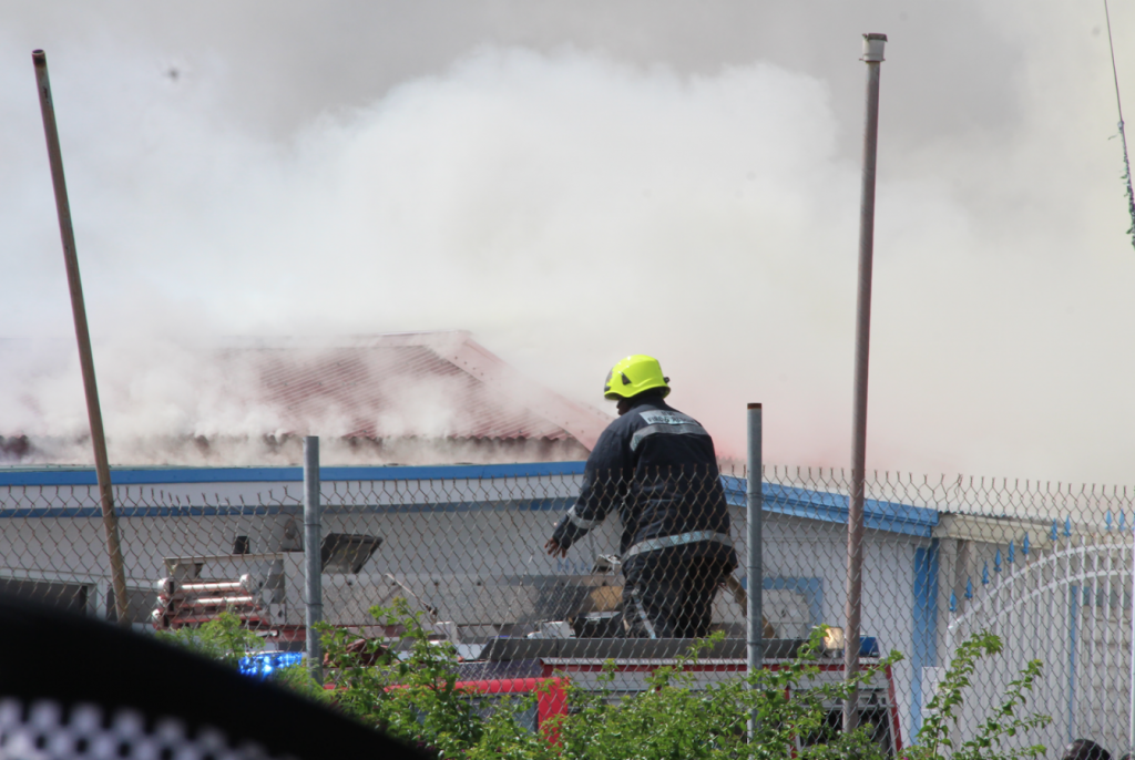 UPDATE Gas station fire contained (photos)