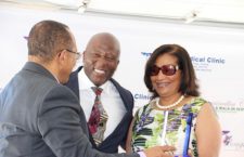 From left: Dr Heskith Vanterpool, Dr Kendall Griffith, and Mrs Jean Vanterpool.