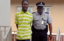 K'vawn Choucoutou being escorted from court on Tuesday, October 23.
