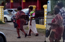 The trio of accused looters.