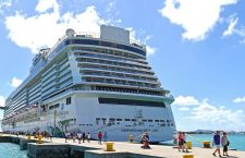 The vessel Norwegian Getaway docked in the BVI on a previous occasion.