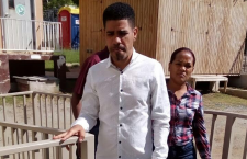 Dominican Republic natives, Edward Jesismar Carmano Ortiz (front) and Mady Miguelina Marte Rodriguez