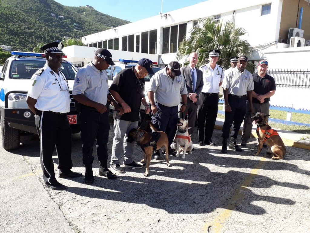Police K9 Unit officially relaunched, dogs to be trained to detect cash