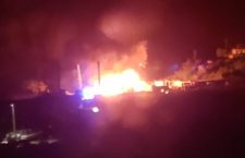 The fire started late Tuesday night.