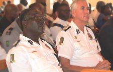 Deputy Police Commissioner Alwin James (left) and Police Commissioner Michael Matthews. (Photo provided)