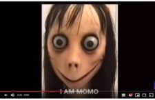 The ominous video character Momo who encourages children suicide.