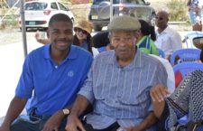Sports Minister Dr Natalio Wheatley and former Premier, Ralph T O'Neal.