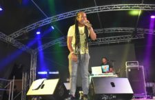 Trinidadian soca artiste Farmer Nappy at this year's staging of the Virgin Gorda Easter festival. (Photos by Kamal Haynes/BVI News)