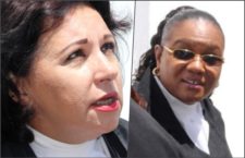 DPP Kim Hollis and Principal Crown Counsel, Tiffany Scatliffe Esprit