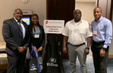Ffrom left: Emergency Communications Manager at the Department of Disaster Management, Jasen Penn; Acting Deputy Chief Information Officer, Natalie Hodge; Acting Deputy Director of Project Implementation and Operations, Ellsworth Phillip; and Director of Projects, Dr Drexel Glasgow at the National Hurricane Conference in New Orleans, Louisiana. (Photo provided)