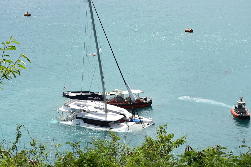 UPDATE: Charter boat collision caused vessel to sink, passengers unharmed