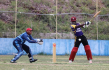 Scene from the June 2 match between the Royal Knights and Police