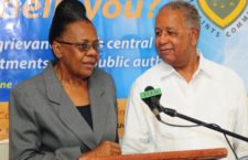 File photo of Complaints Commissioner Sheila Brathwaite and her late predecessor Elton Georges.