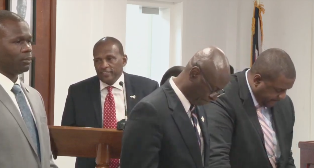 Vanterpool, Willock clash after swearing-in | Politician trashes Speaker outside parliament