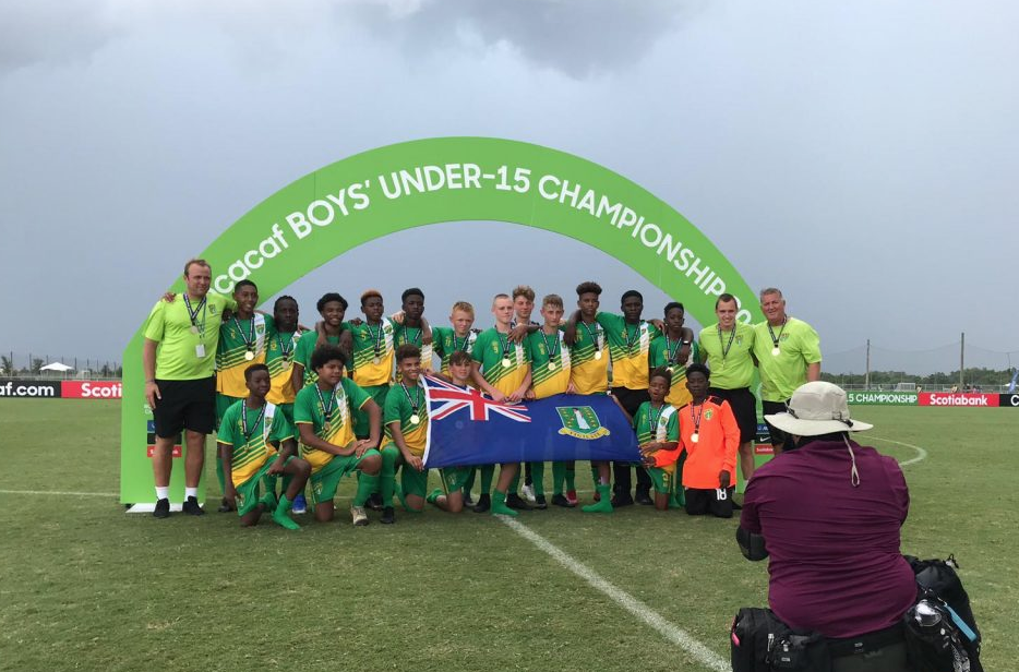 Way to go boys! BVI division winners of CONCACAF U15 championship