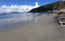 A section of the Cane Garden Bay Beach.