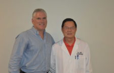 Executive Director of Medical Services (MS) BVI John Nash (left) and Cardiologist Dr Prachak Siriprakorn.
