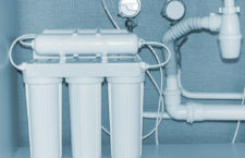 Reverse osmosis water purification system.