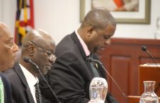 Attorney General Baba Aziz and Premier Andrew Fahie