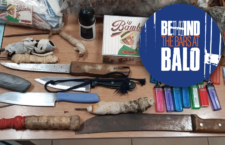 Some of the weapons found at Her Majesty's Prison throughout 2019. (BVI News photo)