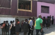 Persons gathered for evacuation during a previous Caribe Wave Exercise.