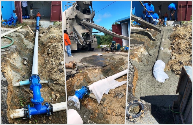 Diamond Pump Station undergoing repairs following motor damage