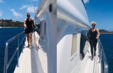 Charter boat chefs Hannah Angel and Kurton are about to walk a full while aboard catamarans.