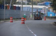 These workers are among the list of essential services personnel who are permitted out during the territory-wide curfew.