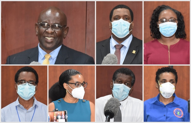 Health Minister removes mask for public address | Premier stops ...
